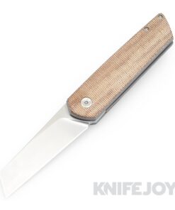 Brian Brown Knives Finch Liner Lock M390 Hand Rubbed Satin Blade with Brown Micarta Handles