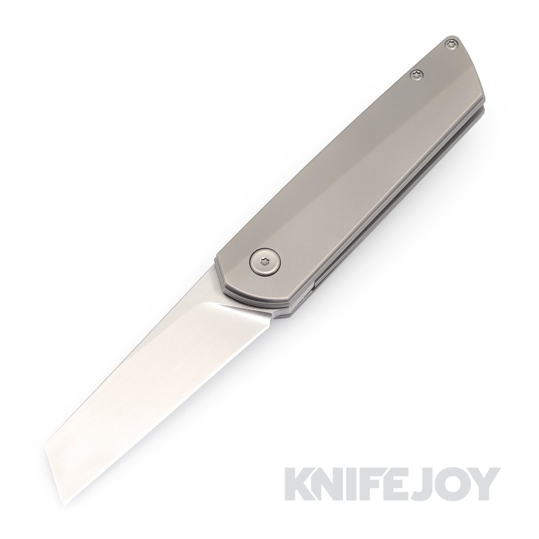Brian Brown Knives Finch Liner Lock M390 Hand Rubbed Satin Blade with Bead Blasted Titanium Handles