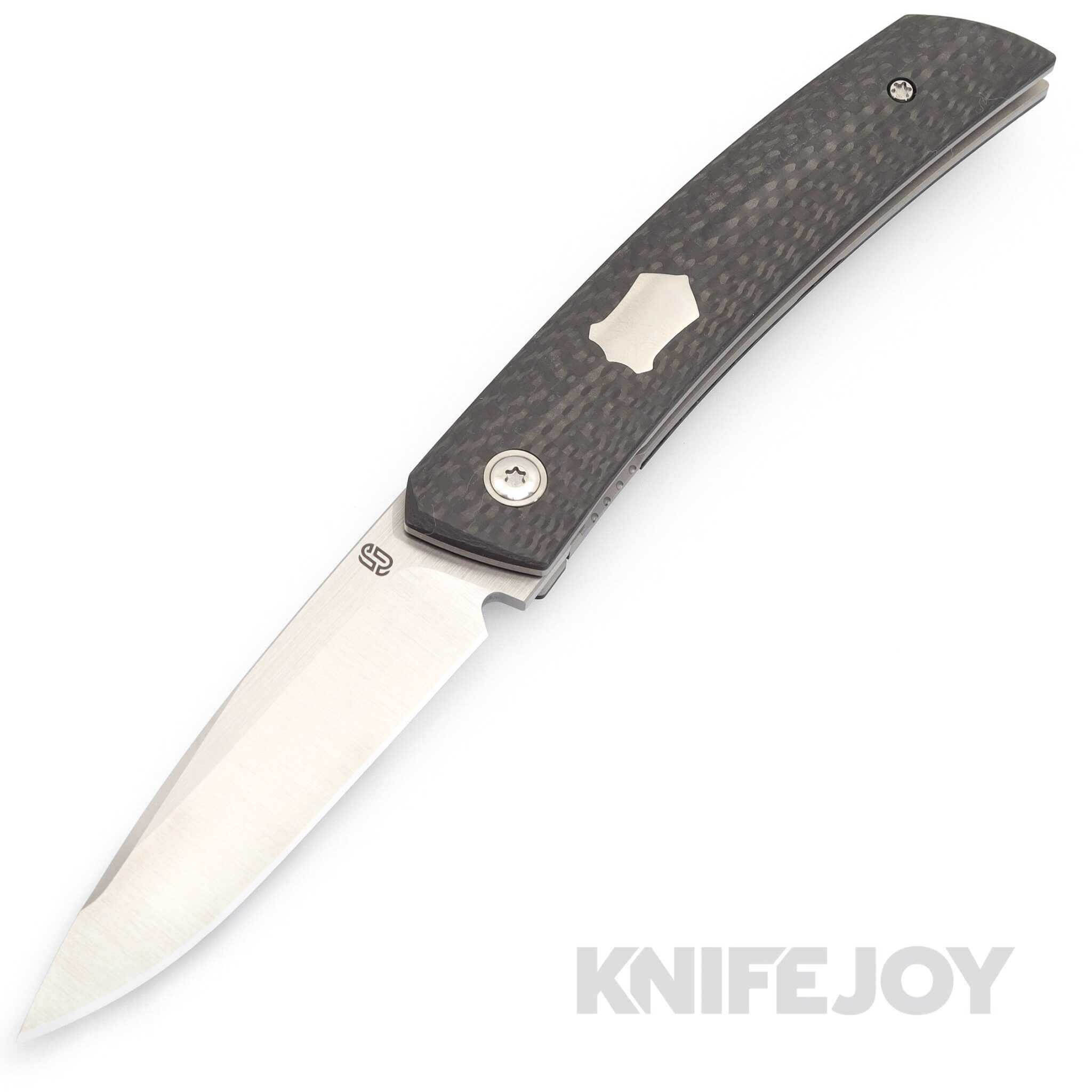 Jared Oeser F22 Powered by Lee Williams Kickstop Machine Satin M390 Blade with Carbon Fiber Handles/ Option 1 All Satin