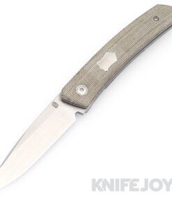 Jared Oeser F22 Powered by Lee Williams KickstopMachine Satin M390 Blade with Green Micarta Handles/ Option 1 All Satin