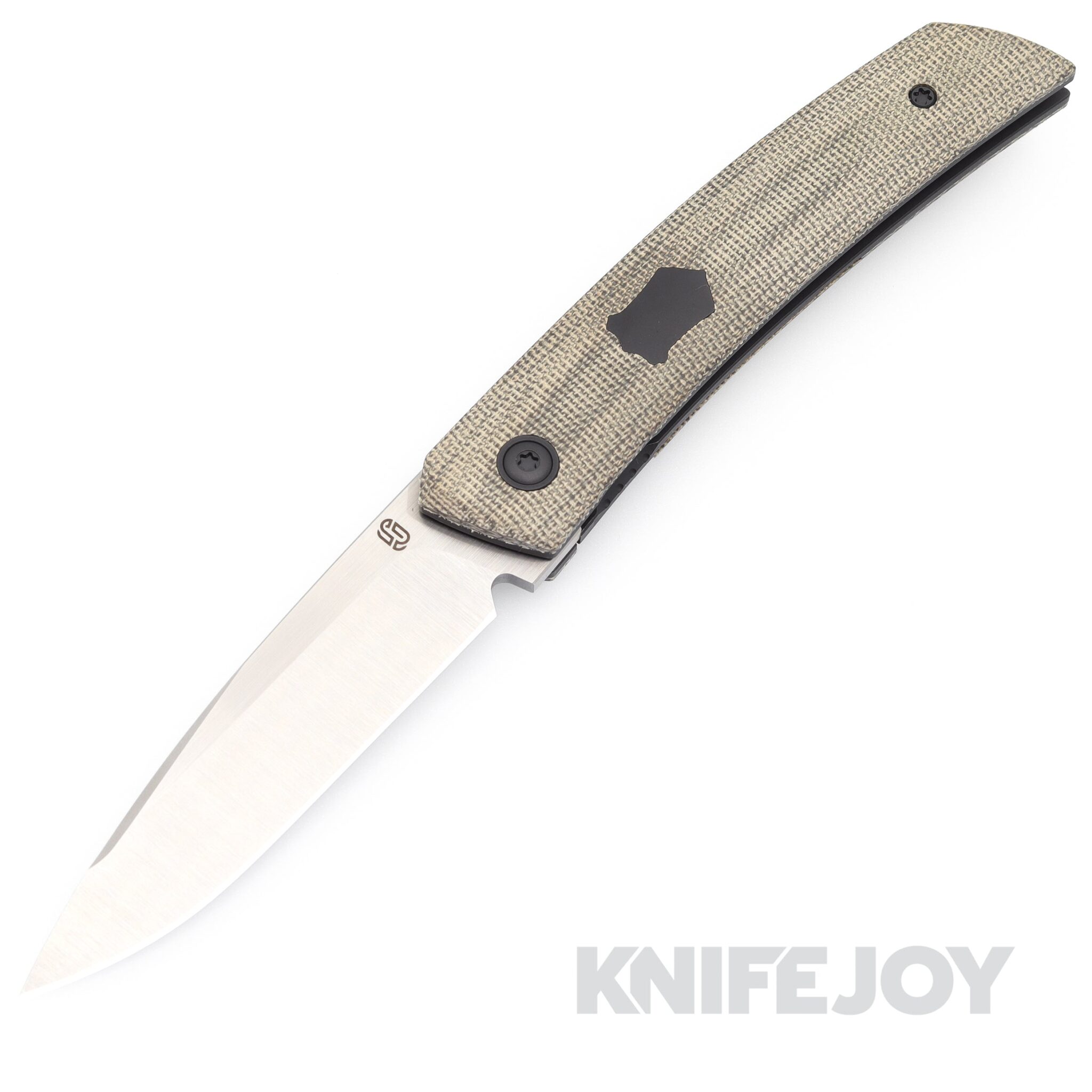 Jared Oeser F22 Powered by Lee Williams Kickstop Machine Satin M390 Blade with Green Micarta Handles/ Option 2 All PVD