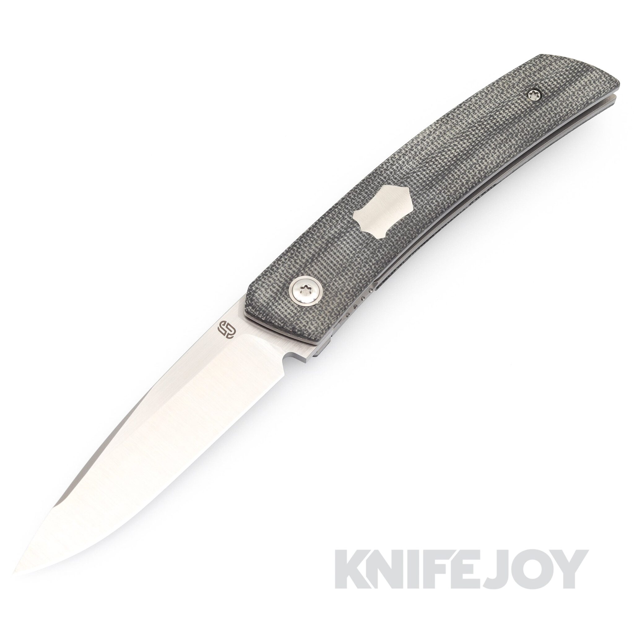 Jared Oeser F22 Powered by Lee Williams Kickstop Machine Satin M390 Blade with Black Micarta Handles/ Option 1 All Satin