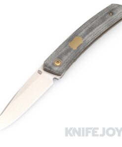 Jared Oeser F22 Powered by Lee Williams Kickstop Machine Satin M390 Blade with Black Micarta Handles/ Option 3 All Bronze