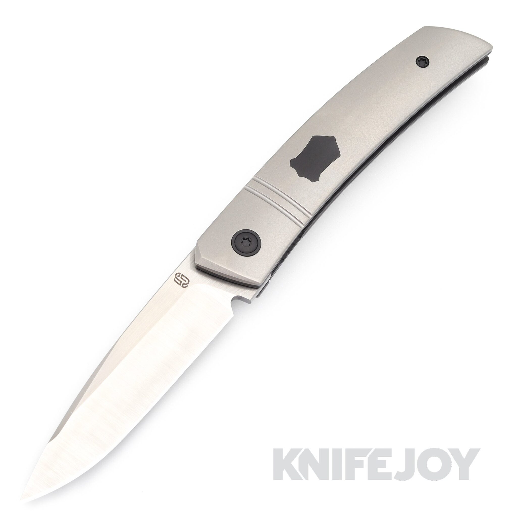 Jared Oeser F22 Powered by Lee Williams Kickstop Machine Satin M390 Blade with Titanium Handles/ Option 2 All PVD