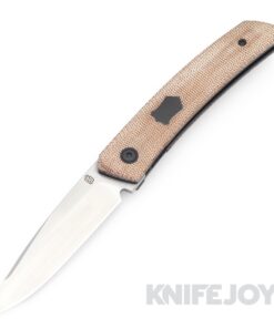 Jared Oeser F22 Powered by Lee Williams Kickstop Machine Satin M390 Blade with Brown Micarta Handles/ Option 2 All PVD
