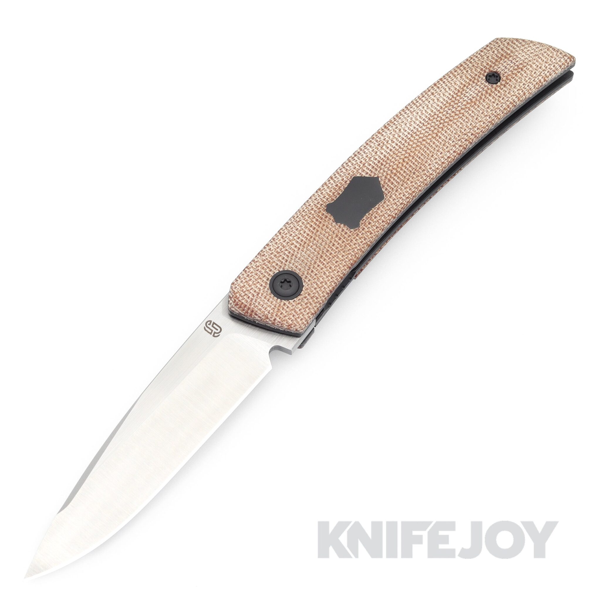 Jared Oeser F22 Powered by Lee Williams Kickstop Machine Satin M390 Blade with Brown Micarta Handles/ Option 2 All PVD