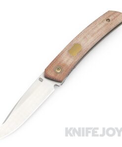 Jared Oeser F22 Powered by Lee Williams Kickstop Machine Satin M390 Blade with Brown Micarta Handles/ Option 3 All Bronze