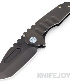 Medford Knives Praetorian Genesis "T" S35VN PVD Tanto Blade with PVD Handles/ Teal Perimeters/ Teal Hardware/ Teal Clip/ PVD Breaker