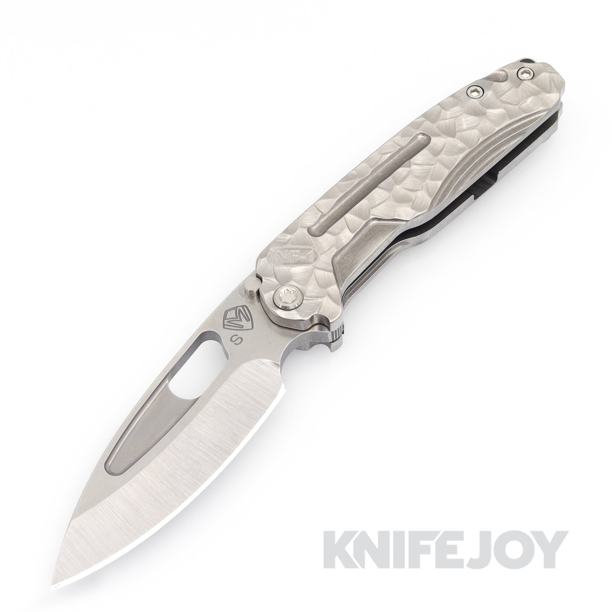 Medford Knives Infraction S35VN Tumbled Blade with Tumbled "Peaks & Valleys" Sculpted Handles/ Standard Hardware and Clip