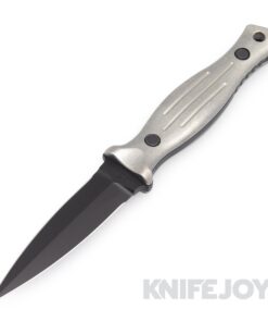 Les George Knives Galvo Dagger 3V Titanium Fuller and Black Cerakote Blade