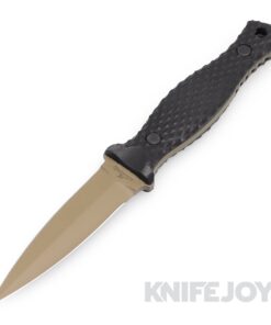 Les George Knives Galvo Dagger 3V Black Diamond G10 and FDE Cerakote Blade