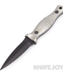 Les George Knives Galvo Dagger 3V Titanium Tephra and Black Cerakote Blade
