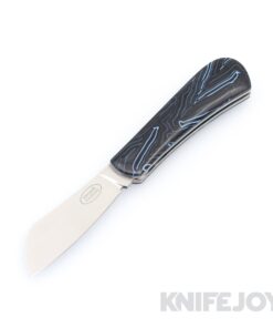 Tinus Stone STONE149 Small Cleaver SlipJoint with Blue/Black G-Mascus Scales/ Blue Liners