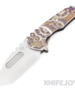 Medford Knives Praetorian "T" Magnacut Tumbled Tanto Blade with Bronze SteamPunk Handles/ Bronze Hardware and Clip