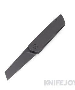 Brian Brown Knives Finch Liner Lock M390 PVD Blade with Black Out Titanium Handles/ Blue Standoffs