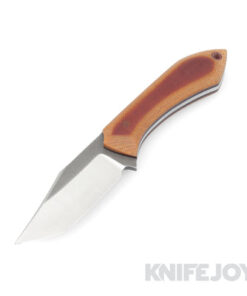 Boatright Bladeworks Custom Esker-M (Renegade) Tanto Nitro V Fixed Blade with Vintage Natural Canvas Micarta Handles