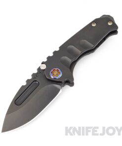 Medford Knives Micro Praetorian T S45VN PVD Drop Point Blade with PVD Handles/ Flamed Hardware and Clip
