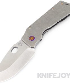 Medford Knives TFF-1 S45VN Tumbled Blade with Tumbled Standard Handle/ Tumbled Spring/ Flamed Hardware and Clip