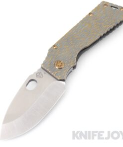 Medford Knives TFF-1 S45VN Tumbled Blade with Cement Bronze Flat DragonSkin Handle/ Bronze Hardware and Clip