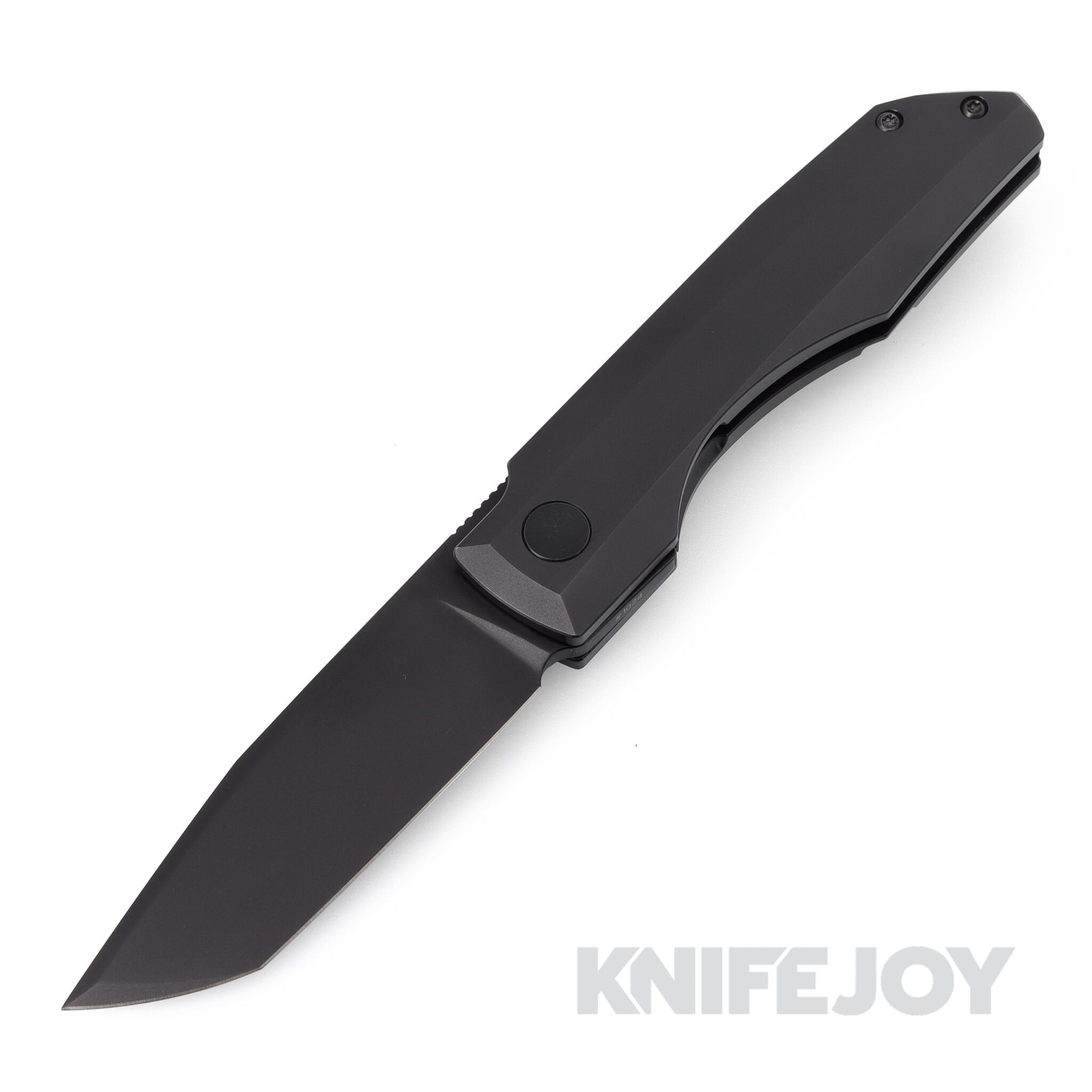 Vero Engineering Impulse Mini DLC Tanto Blade Frame Lock Flipper with DLC Titanium Handles