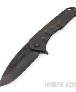 Medford Knives Praetorian Slim Flipper S45VN PVD Drop Point Blade with PVD Handles PVD Hardware/ Clip