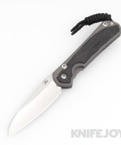 Chris Reeve Knives Small Sebenza 31 Plain Insingo Magnacut Blade with Black Canvas Micarta Inlay Knife
