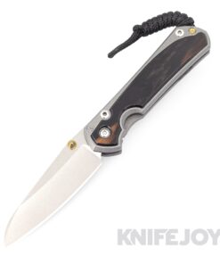 Chris Reeve Knives Small Sebenza 31 Plain Insingo Blade with Macassar Ebony Inlay Handles