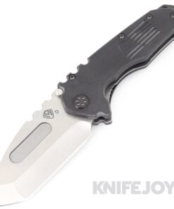 Medford Knives Praetorian Scout M/P D2 Tumbled Tanto Blade with Black G10 Handles/ Flamed Hardware and PVD Clip