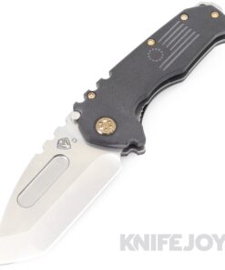 Medford Knives Praetorian Scout M/P D2 Tumbled Tanto Blade with Black G10 Handles/ Bronze Hardware and Clip
