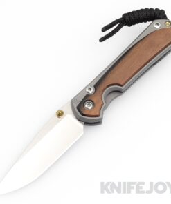 Chris Reeve Knives Small Sebenza 31 Magnacut Drop Point Blade with Macassar Ebony Inlay Knife