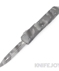 MICROTECH 122-1UCS Ultratech OTF Auto Signature Series Double Edge Camo Blade with Urban Camo Handles