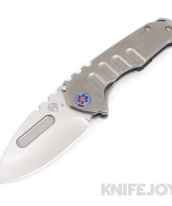 Medford Knives Praetorian Genesis "T" S45VN Tumbled Drop Point Blade with Tumbled Handles/ Flamed Hardware and Clip