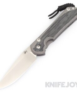 Chris Reeve Knives Large Sebenza 31 Drop Point Magnacut Blade with Black Canvas Micarta Inlays
