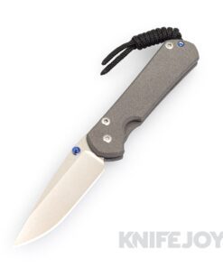 Chris Reeve Knives Small Sebenza 31 with Magnacut Plain Drop Point Blade and Double Blue Lugs