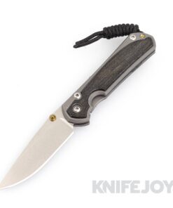 Chris Reeve Knives Small Sebenza 31 Drop Point Bog Oak Inlay Knife Matte Finish