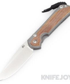 Chris Reeve Knives Large Sebenza 31 Drop Point with Natural Canvas Micarta Inlays