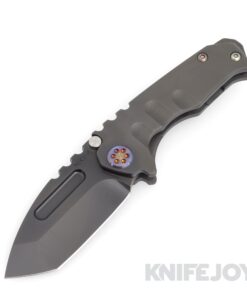 Medford Knives Micro Praetorian T S45VN PVD Tanto Blade with PVD Handles/ Flamed Hardware and Clip