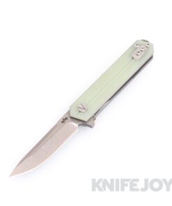 B'yond EDC SA1905R1DGS-TG Linear Liner Lock Folder Satin Plain Blade with Translucent Green G10 Handles