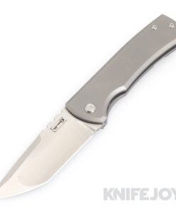Chaves Knives Redencion 229 Framelock/ Lee Williams Kickstop Tanto Blade with Full Stonewashed Titanium Handles