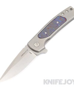 Les George Defiant 7 Servo Zircu-Ti Insert Flipper Knife