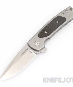 Les George Defiant 7 Servo Carbon Fiber Insert Flipper Knife