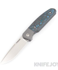 Enrique Pena Custom Front Flipper Caballero with Blue Fat Carbon Handles and Mokuti Clip