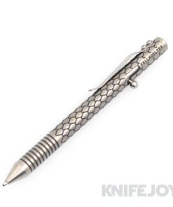 Fellhoelter/ Captain Axel Tibolt Engraved Tuxedo Black Dragon Deluxe Titanium Pen