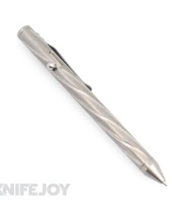 Fellhoelter TiBolt LEFTY Pen Engraved Spiral Fluted Full Titanium Pen
