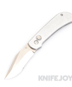 Fellhoelter Ridgeline Auto Knife Engraved Magnacut Blade with Titanium Scales