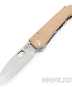 Medford Knives 187DP D2 Tumbled Blade with Coyote G10 Handles/ Standard Hardware and Clip