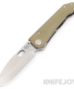 Medford Knives 187DP D2 Tumbled Blade with OD Green G10 Handles/ Standard Hardware and Clip