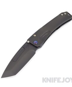 Medford Knives Slim Midi Marauder S45VN PVD Tanto Blade with PVD Handles/ Flamed Hardware and Clip