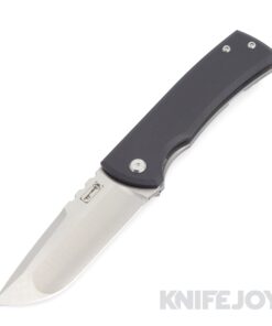 Chaves Knives Redencion 229 Framelock/ Lee Williams Kickstop Drop Point Blade with Black G10 Show Side/ Stonewashed Titanium Handles