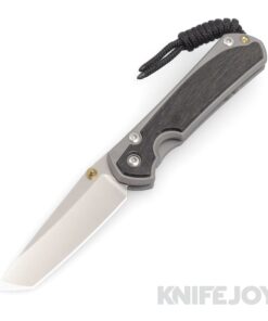Chris Reeve Knives Small Sebenza 31 Tanto Magnacut Blade with Bog Oak Inlay Handles Knife